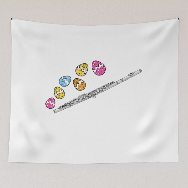 Item preview, Easter Flute Flutist Woodwind Musician designed and sold by doodlerob.
