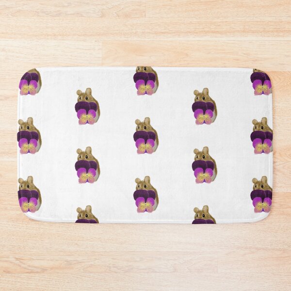 Item preview, Flower Mouse (Violet) designed and sold by Carol Bleasdale.