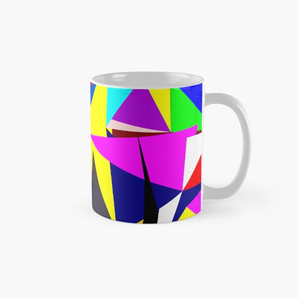Item preview, Mystique Multicolor Fashionable Polygon Geometrical Shapes Standard Black designed and sold by LargeShop.