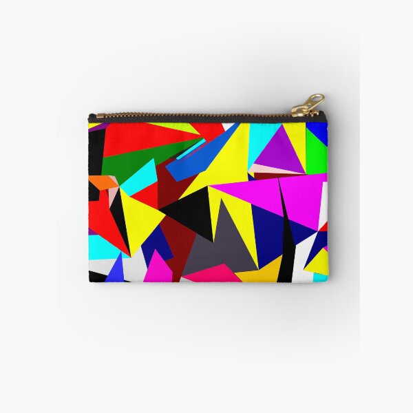 Item preview, Mystique Multicolor Fashionable Polygon Geometrical Shapes Standard Black designed and sold by LargeShop.
