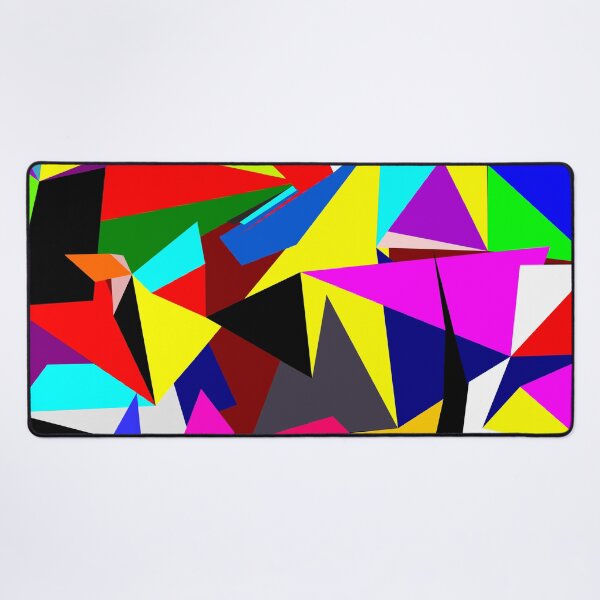 Item preview, Mystique Multicolor Fashionable Polygon Geometrical Shapes Standard Black designed and sold by LargeShop.