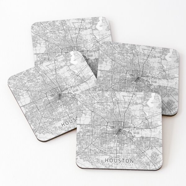 Item preview, Houston City Map of Texas, USA - Light designed and sold by deMAP.