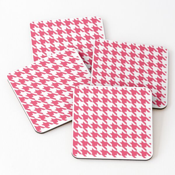 Item preview, Pink hounds Tooth designed and sold by Nelli Designz.