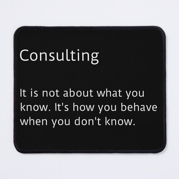Item preview, Consultant funny knowledge designed and sold by ArtsySue.