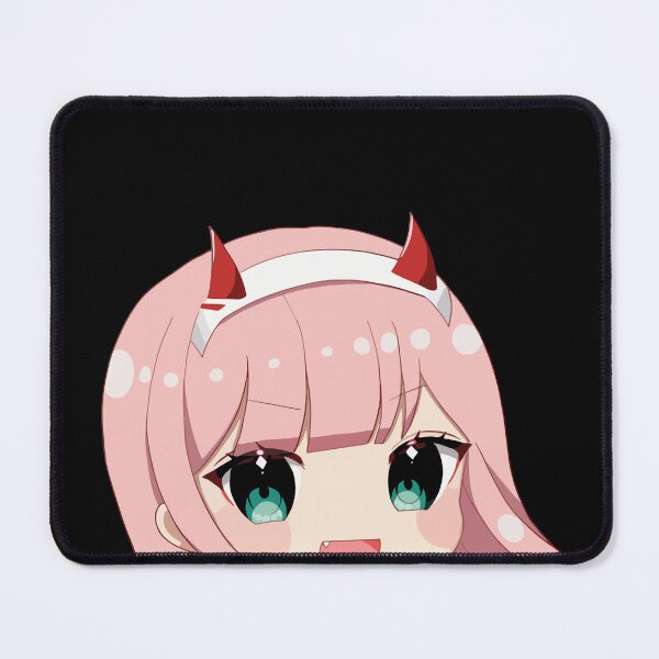 Item preview, Zero Two Chibi Peeker designed and sold by WeeabooClub.
