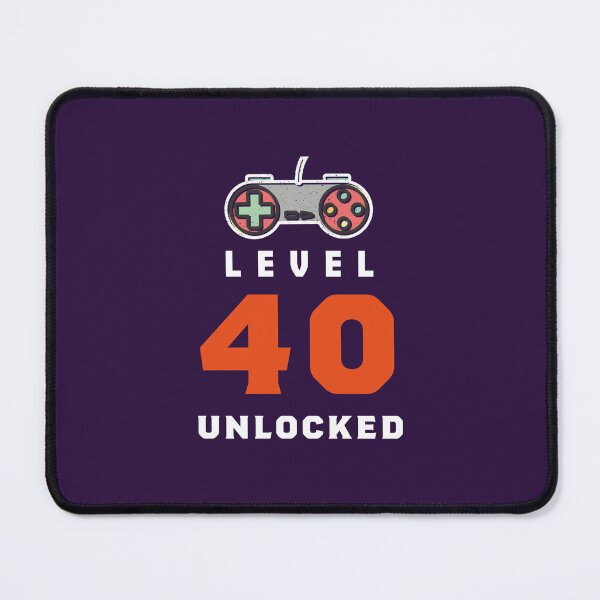 Item preview, Level 40 Unlocked Retro, Funny Video Gamer 40th Birthday Gift, 40 Years Old Vintage designed and sold by Boom-llqb.