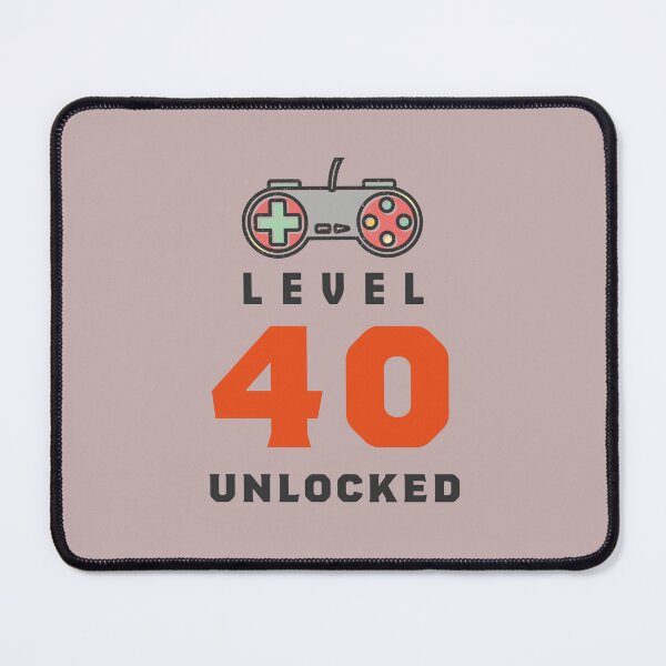 Item preview, Level 40 Unlocked Retro, Funny Video Gamer 40th Birthday Gift, 40 Years Old Vintage designed and sold by Boom-llqb.
