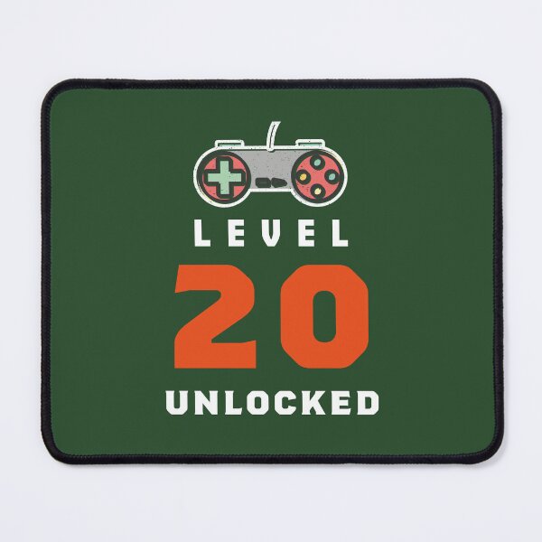 Item preview, Level 20 Unlocked Retro, Funny Video Gamer 20th Birthday Gift, 20 Years Old Vintage designed and sold by Boom-llqb.