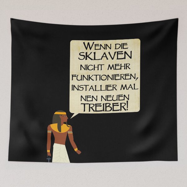 Item preview, Computer scientist humor with Egyptians: Install new drivers designed and sold by GiborDesign.