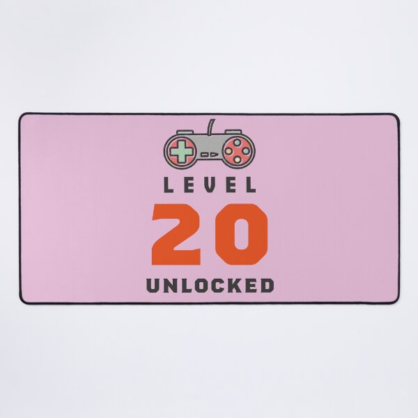 Item preview, Level 20 Unlocked Retro, Funny Video Gamer 20th Birthday Gift, 20 Years Old Vintage designed and sold by Boom-llqb.