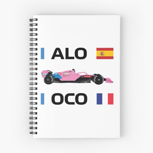 Item preview, Alpine F1 Team racing car 2022 A522 BWT Pink Special Livery Bahrain GP Saudi Arabian GP Fernando Alonso Esteban Ocon designed and sold by FormulaGTee1.
