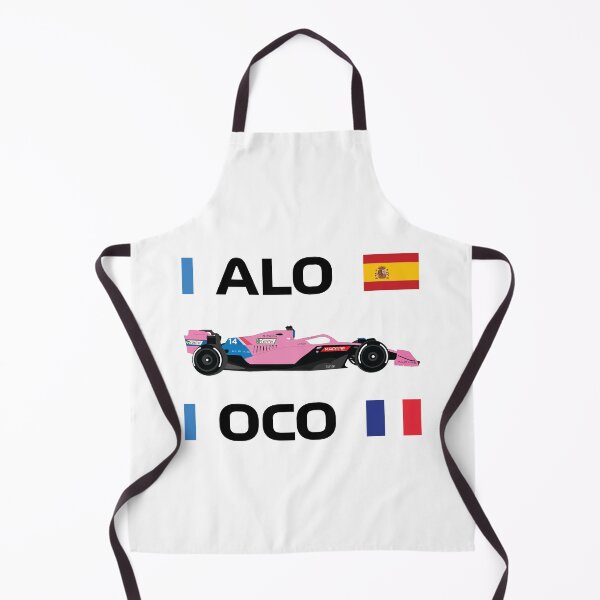 Item preview, Alpine F1 Team racing car 2022 A522 BWT Pink Special Livery Bahrain GP Saudi Arabian GP Fernando Alonso Esteban Ocon designed and sold by FormulaGTee1.
