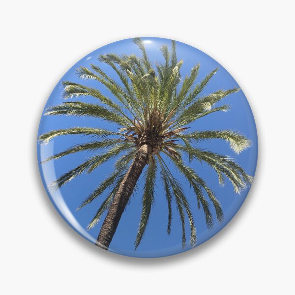 Item preview, Clear summer sky and tenerife palm tree designed and sold by ray-designs-.