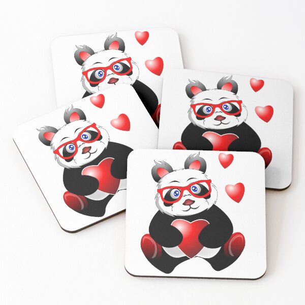 Item preview, Panda cartoon broken heart illustration designed and sold by ZieProject.