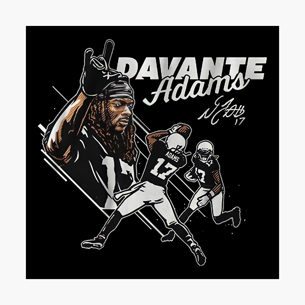 Davante Adams Home Jersey Art Board Print for Sale by designsheaven