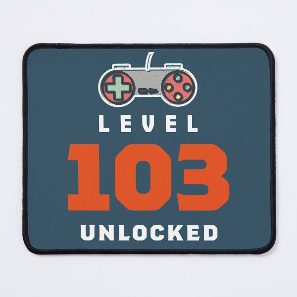 Item preview, Level 103 Unlocked Retro, Funny Video Gamer 103rd Birthday Gift, 103 Years Old Vintage designed and sold by Boom-llqb.