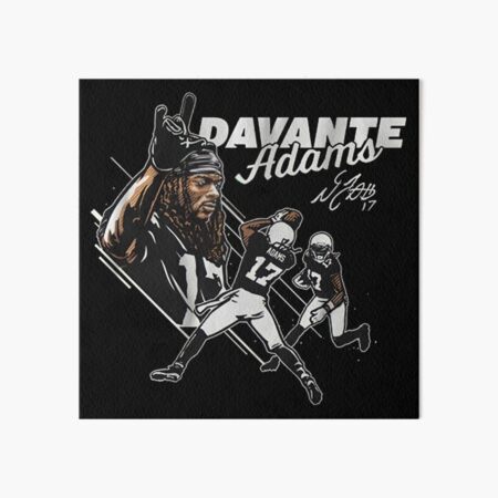 Davante Adams Home Jersey Art Board Print for Sale by