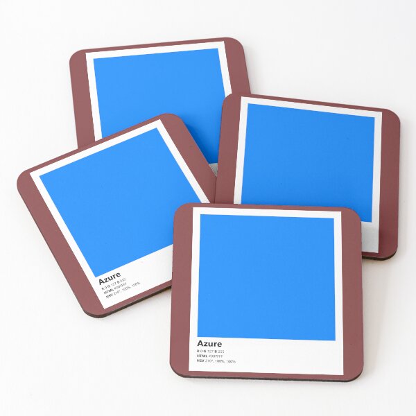 Item preview, Color SwatchCard (Azure)   designed and sold by bestskins17.