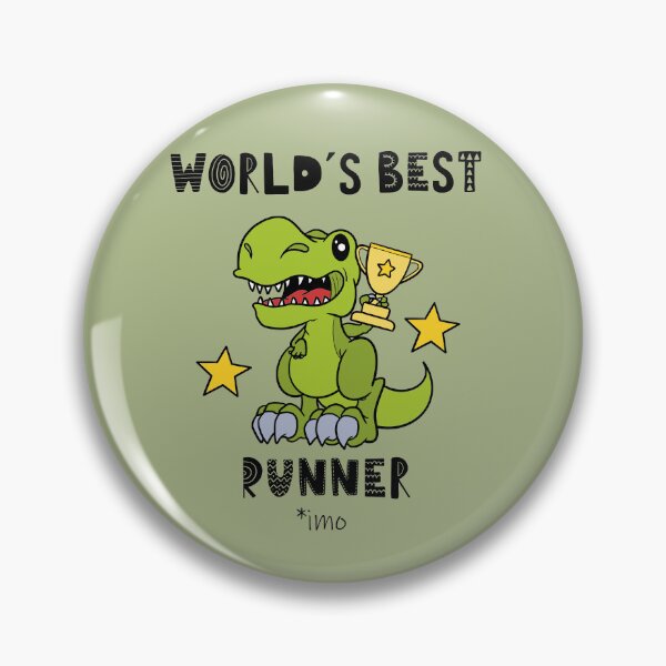Item preview, Worlds Best Runner, Funny, Humor, Dinosaur, T Rex, Tyrannosaurus, Animal, World Greatest, Dino, Sports designed and sold by iHeartDinosaurs.