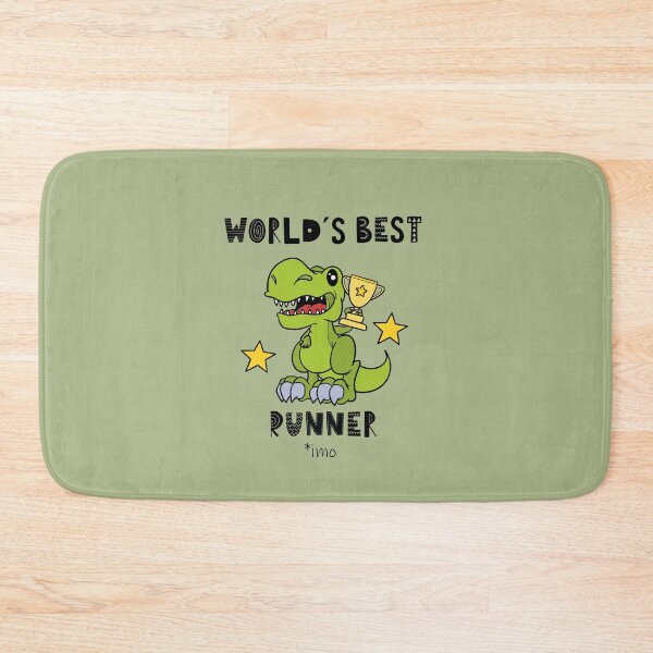 Item preview, Worlds Best Runner, Funny, Humor, Dinosaur, T Rex, Tyrannosaurus, Animal, World Greatest, Dino, Sports designed and sold by iHeartDinosaurs.
