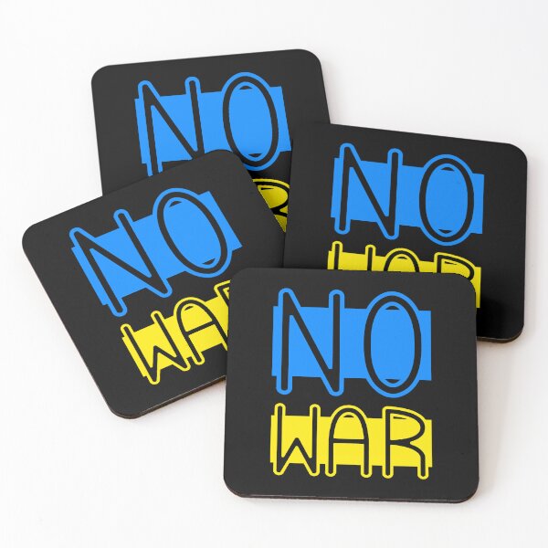 Item preview, No war Ukraine flag designed and sold by BeRudeShop.