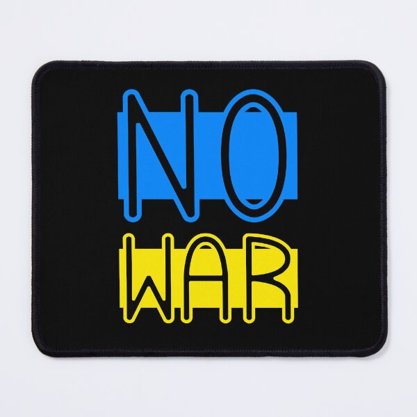 Item preview, No war Ukraine flag designed and sold by BeRudeShop.