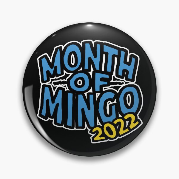 Item preview, Month of Mingo 2022 Logo (w/ white outline) designed and sold by connor-maitland.