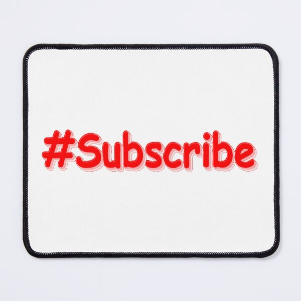 Item preview, "#Subscribe" Cute Design. Buy Now designed and sold by Health And Fitness Posts e-Store.