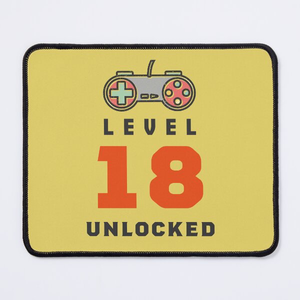 Item preview, Level 18 Unlocked Retro, Funny Video Gamer 18th Birthday Gift, 18 Years Old Vintage designed and sold by Boom-llqb.