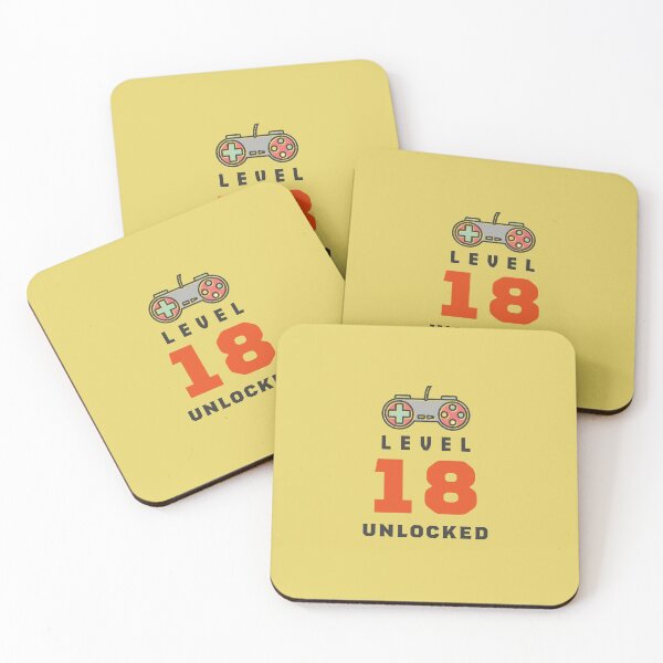 Item preview, Level 18 Unlocked Retro, Funny Video Gamer 18th Birthday Gift, 18 Years Old Vintage designed and sold by Boom-llqb.