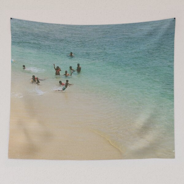 Item preview, Galle Fort Beach | Sri Lanka Art Print  designed and sold by Emilia Oxelheim.