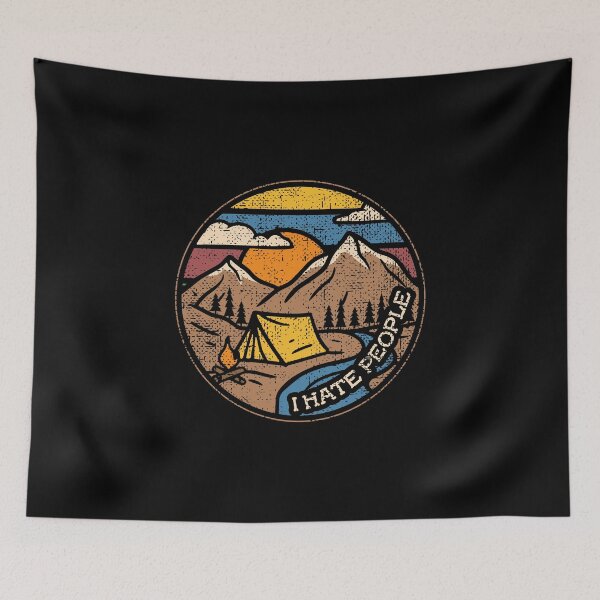Item preview, Tent Camping; I Hate People; Funny designed and sold by EstelleStar.