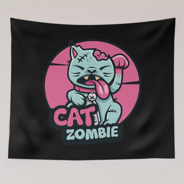 Item preview, Cat Zombie designed and sold by IsacKshlerin.
