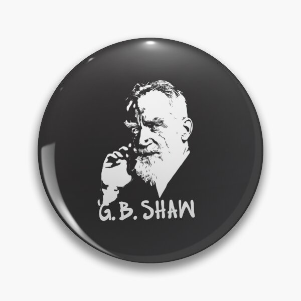 Item preview, George Bernard Shaw simple white     designed and sold by Markuniquearts.