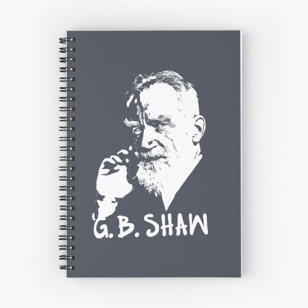 Item preview, George Bernard Shaw simple white     designed and sold by Markuniquearts.
