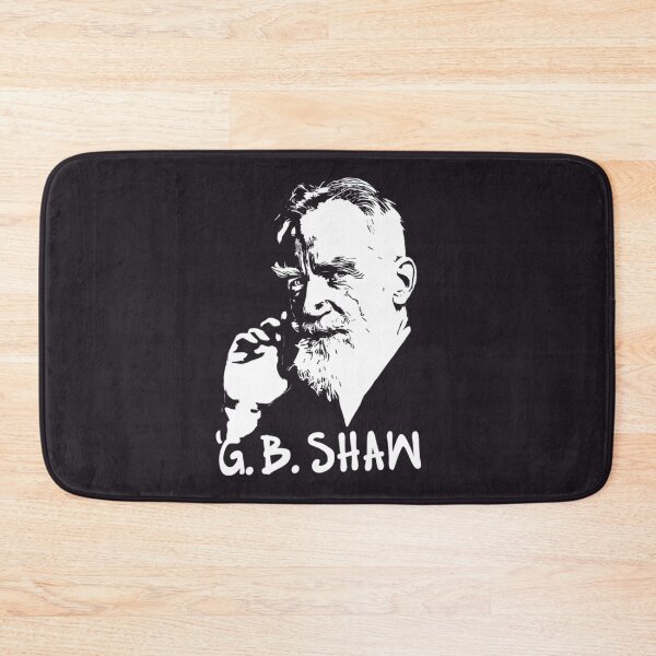 Item preview, George Bernard Shaw simple white     designed and sold by Markuniquearts.