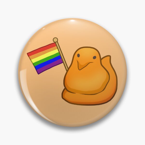Artikelvorschau, Gay Pride Peeps - Orange Peep Chick mit Gay Pride Flag LGBT+ entworfen und verkauft von Zphal.
