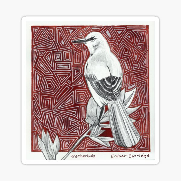 Mockingbird Design Sticker