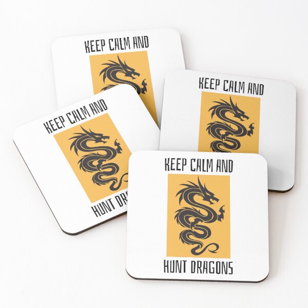 Item preview, Keep Calm And Hunt Dragons designed and sold by AliSupply.