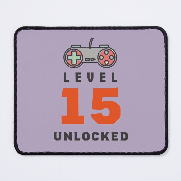 Item preview, Level 15 Unlocked Retro, Funny Video Gamer 15th Birthday Gift, 15 Years Old Vintage designed and sold by Boom-llqb.
