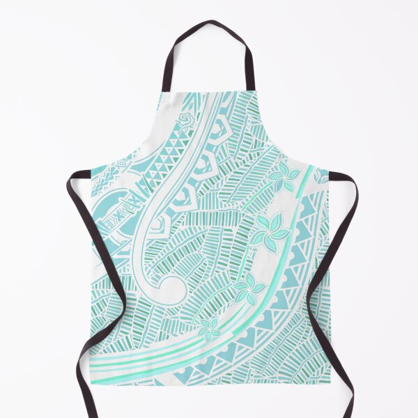 Item preview, Samoan - Polynesian - Hawaiian Ocean Blue Tribal Artboard 2050 designed and sold by sunnthreads.
