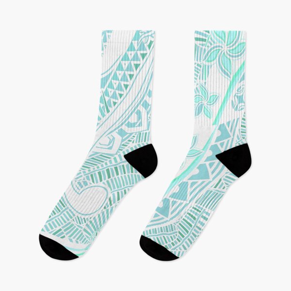 Item preview, Samoan - Polynesian - Hawaiian Ocean Blue Tribal Artboard 2050 designed and sold by sunnthreads.