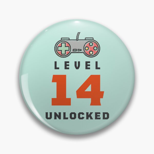 Item preview, Level 14 Unlocked Retro, Funny Video Gamer 14th Birthday Gift, 14 Years Old Vintage designed and sold by Boom-llqb.
