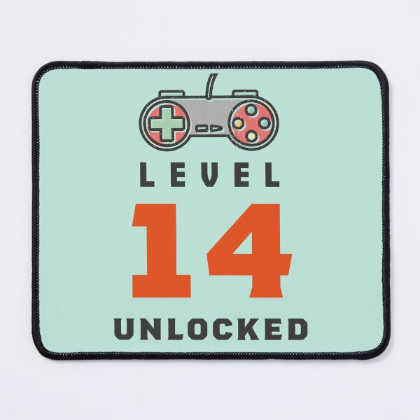 Item preview, Level 14 Unlocked Retro, Funny Video Gamer 14th Birthday Gift, 14 Years Old Vintage designed and sold by Boom-llqb.