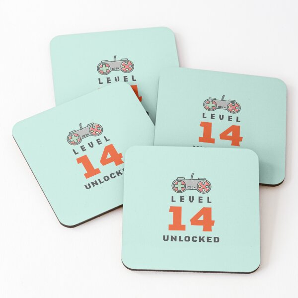 Item preview, Level 14 Unlocked Retro, Funny Video Gamer 14th Birthday Gift, 14 Years Old Vintage designed and sold by Boom-llqb.