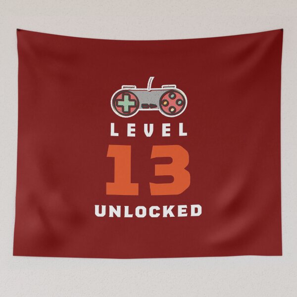Item preview, Level 13 Unlocked Retro, Funny Video Gamer 13th Birthday Gift, 13 Years Old Vintage designed and sold by Boom-llqb.