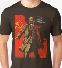 Lenin lebte, Lenin lebt, Lenin wird für immer leben! Slim Fit T-Shirt