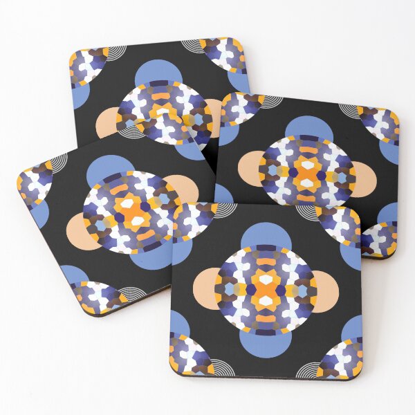 Item preview, Geometric Circles Repeating Pattern | Unique Design | Bold Colors designed and sold by The Bubble 1307.