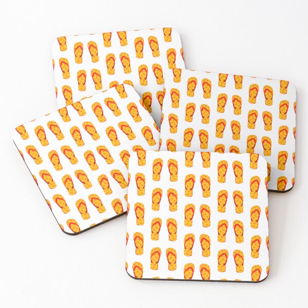 Item preview, colorful flip flops pattern pack designed and sold by stickers-packs.