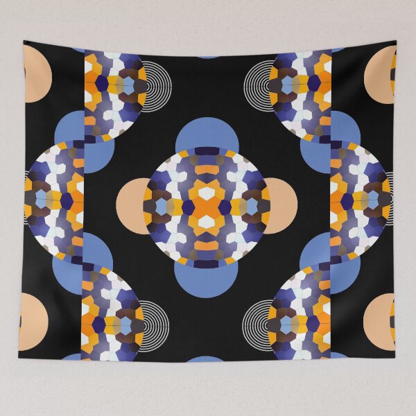 Item preview, Geometric Circles Repeating Pattern | Unique Design | Bold Colors designed and sold by The Bubble 1307.